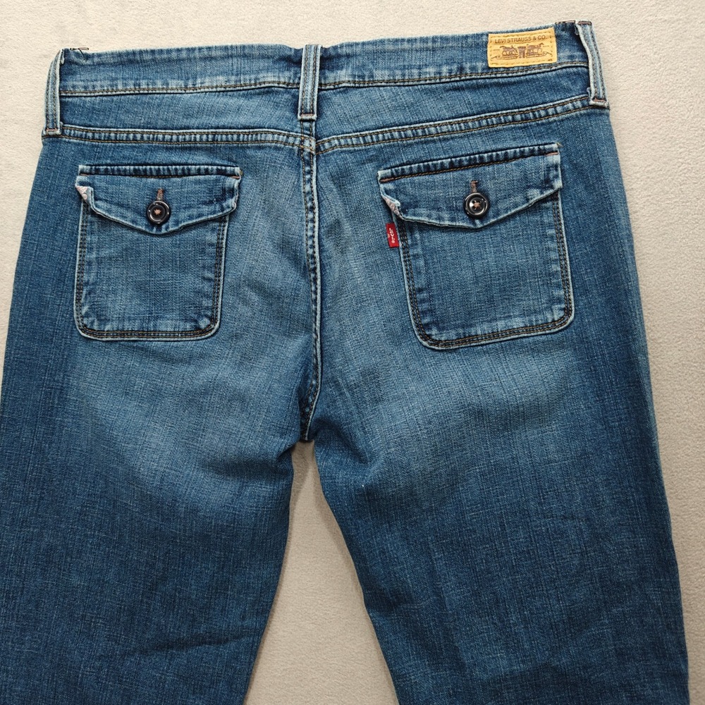 Levi's 545 Jeans Womens 10M Low Bootcut Medium Wash Denim Country Western Casual - Picture 8 of 14